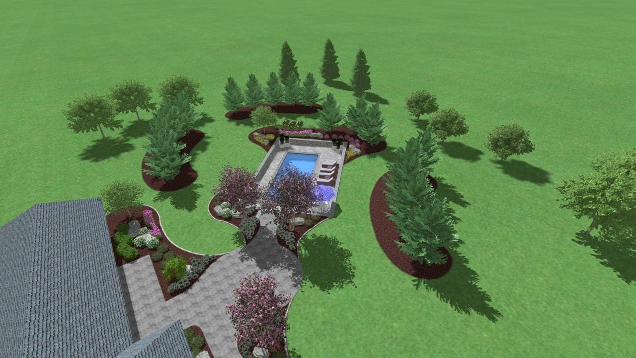 Landscape Design Rendering