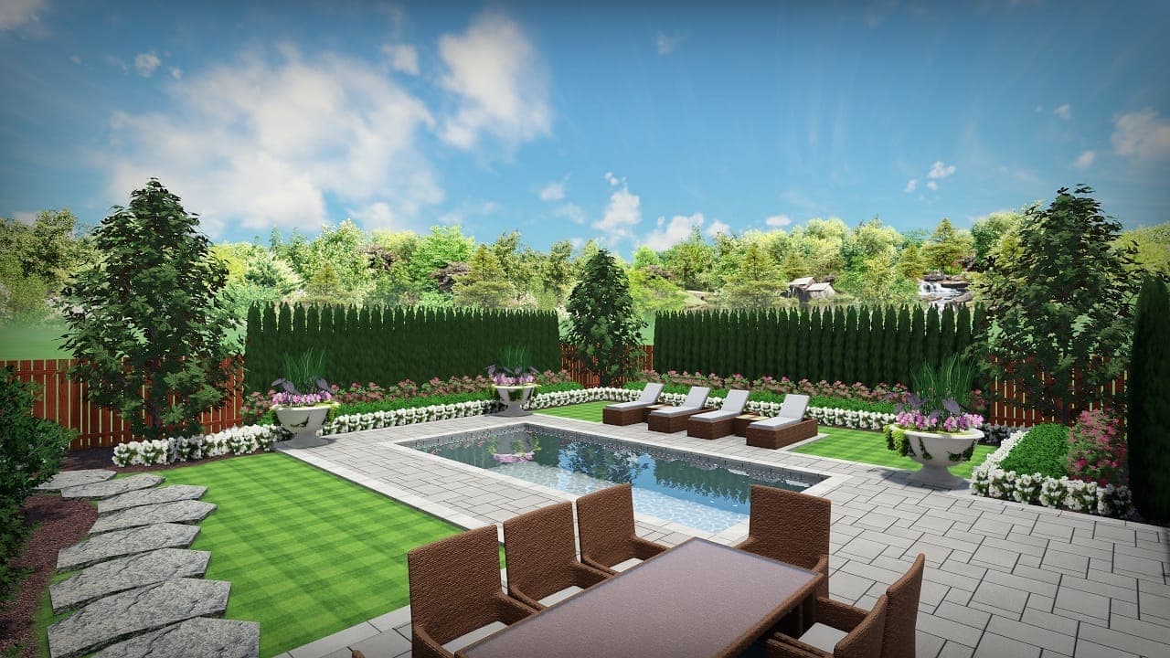 Outdoor Space Rendering