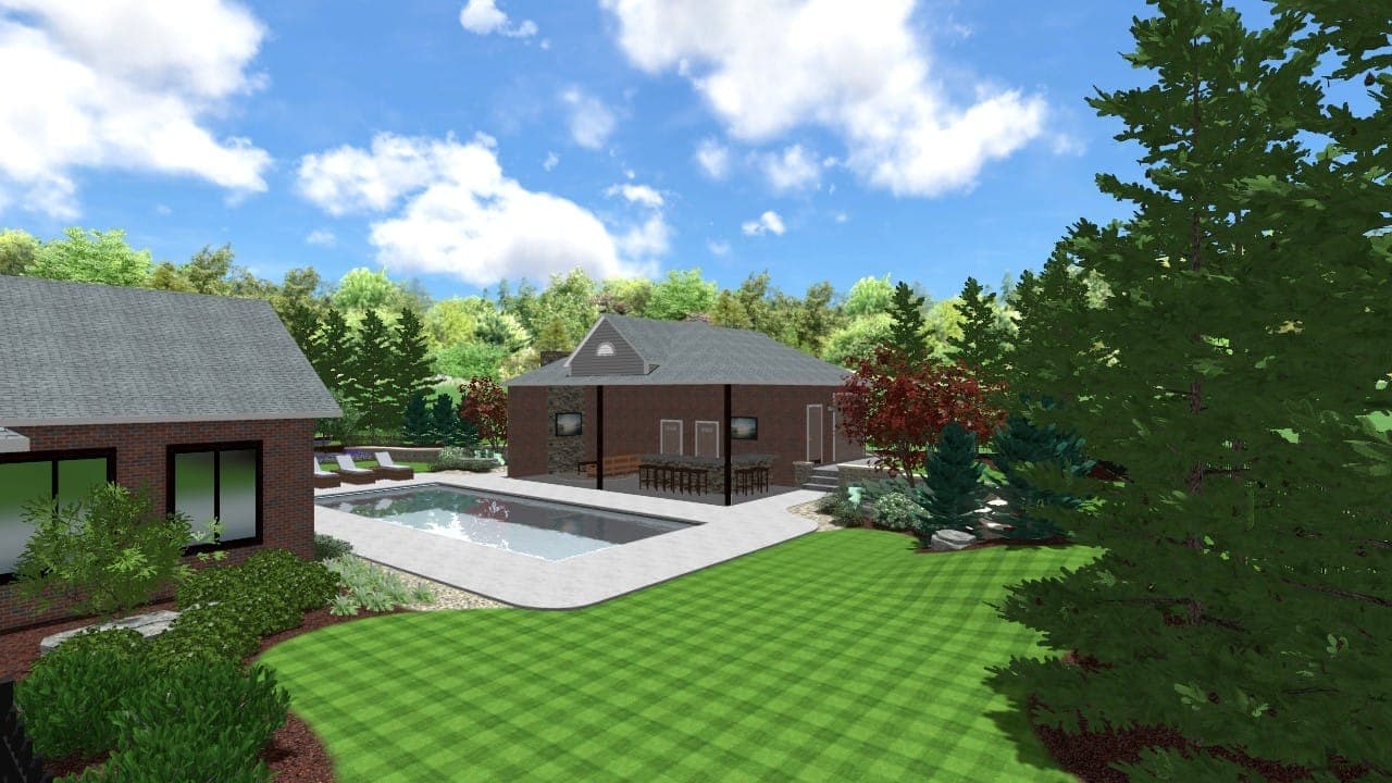 Pool Design Rendering