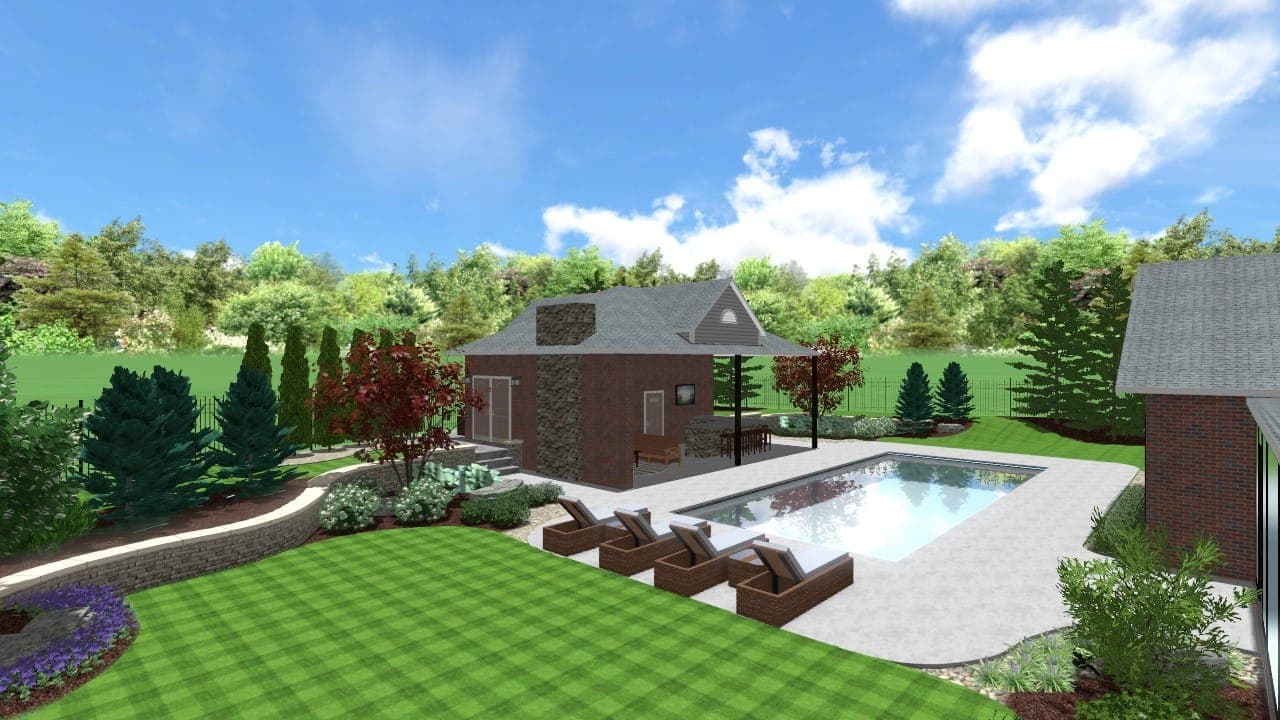 Pool & Landscape Rendering